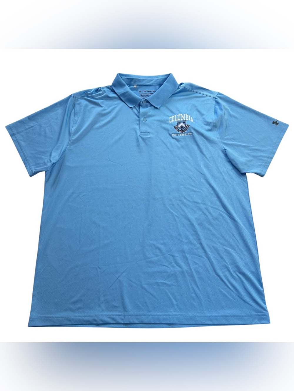 Under Armour Columbia University Lions Performance Golf Polo Shirt Men's 2XL